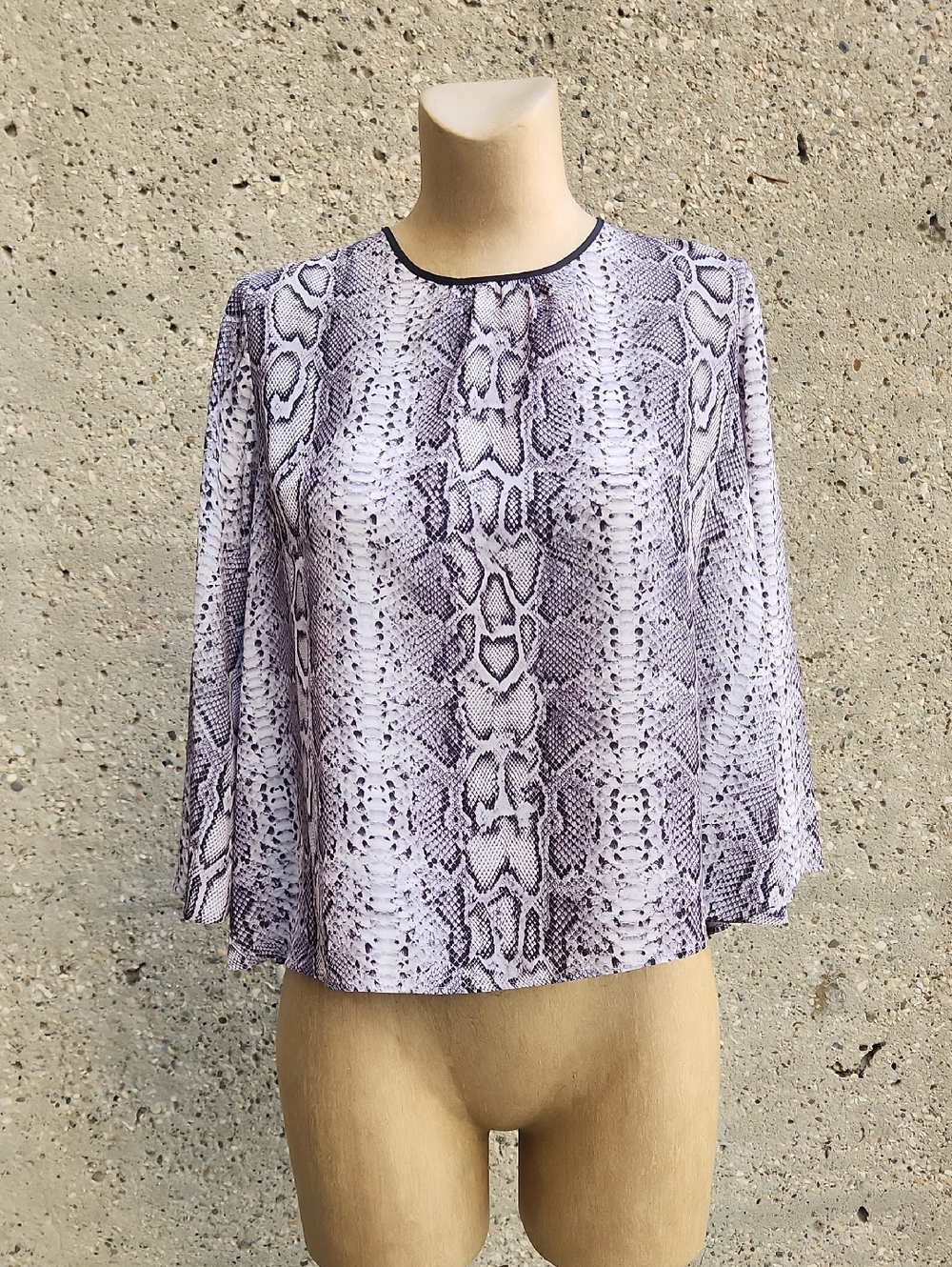 Smythe Snake-Print  Blouse